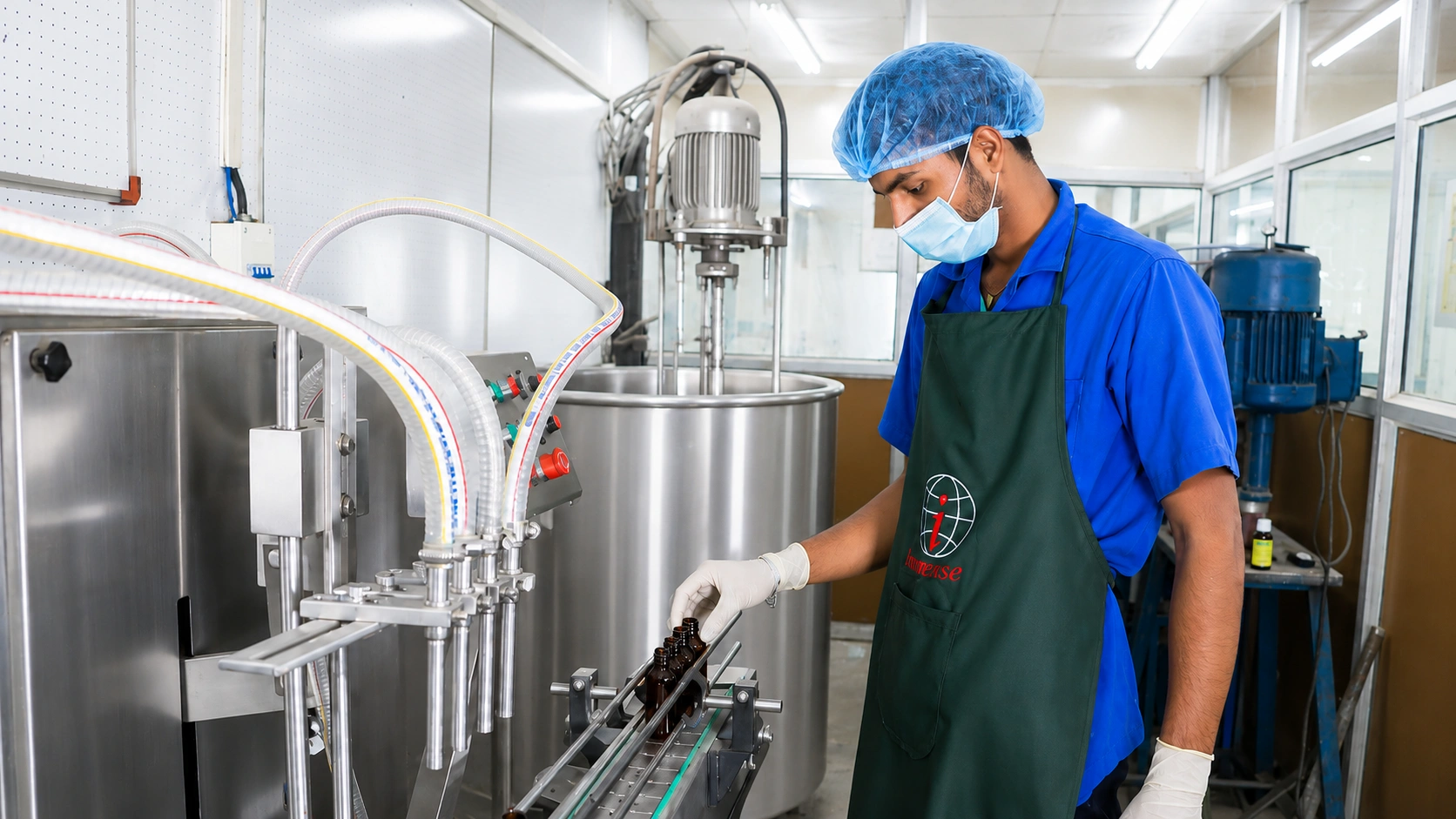 Liquid filling Machine loading